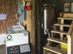 El laboratorio clandestino lo tenían en Lake Barker, a unos 20 kilómetros de la frontera con EU. ESPECIAL / New Brunswick RCMP