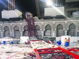 Los restos de la estructura en La Meca, uno de los cinco pilares del islam, debe arrancar el 21 o 22 de septiembre. AFP /