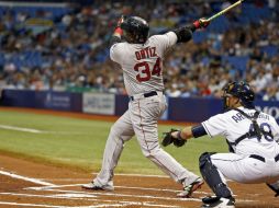 Ortiz lleva ocho jonrones en sus últimos 14 juegos, y 34 esta temporada. AFP / B. Blanco