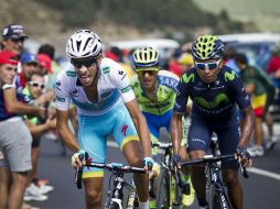 En el recorrido entre Alcalá de Henares y Madrid, final de la Vuelta, se prevé un paseo triunfal para el italiano. AFP / J. Reina