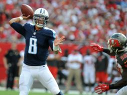 Mariota lanzó para 209 yardas, sin ver interceptado uno solo de sus envíos. AFP / C. McBride