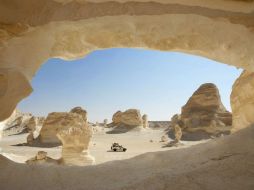 Catorce mexicanos se encontraban en un recorrido turístico por el desierto de Bahariya cuando fueron víctimas de un ataque aéreo. AFP / ARCHIVO