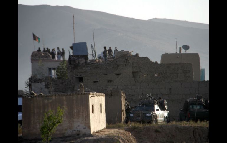 El portavoz talibán Zabihulá Muyahid reclamó la autoría del atentado sobre la prisión en Ghazni. EFE / N. Haqjoo