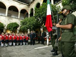 La Presidencia recordó que el Himno Nacional, al igual que la Bandera y el Escudo Nacional forman parte de los símbolos patrios. EL INFORMADOR / ARCHIVO