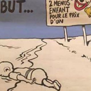 'Charlie Hebdo' parodia muerte de niño Aylan Kurdi