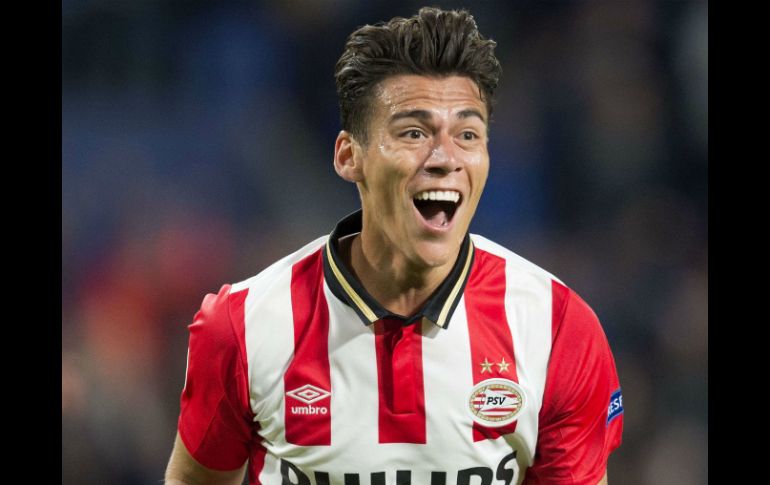 El defensa mexicano Héctor Moreno anotó al minuto 45. AFP / O. Kraak