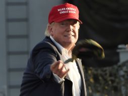 El discurso xenófobo de Trump no lo ha detenido en popularidad. AFP / R. Beck