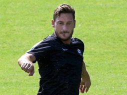 Totti ha vestido la playera de La Loba en toda su carrera. EFE / C. Peri