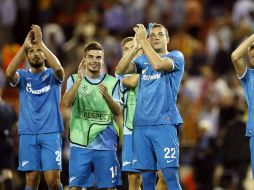 La efectividad del equipo ruso fue total e hizo estéril el dominio valencianista. EFE / K. Försterling