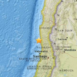 Se reporta fuerte sismo en Chile