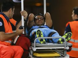 El brasileño se lesionó en el empate ante Roma de la Champions. AP / G. Borgia