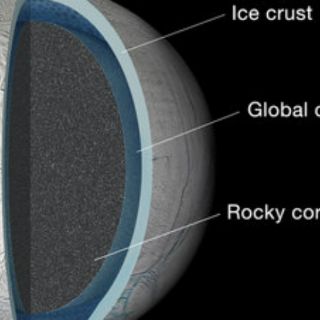 La NASA descubre un océano en la corteza de la luna de Saturno