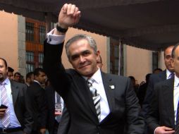 Mancera ha manifestado que buscará la candidatura presidencial en 2018. NTX / N. Gutiérrez