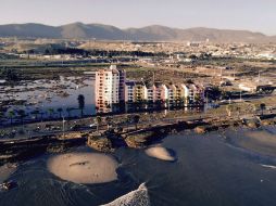 El terremoto y posterior tsunami de este miércoles ha sido el sexto más potente en la historia de Chile. AFP / Fuerza Aérea Chilena