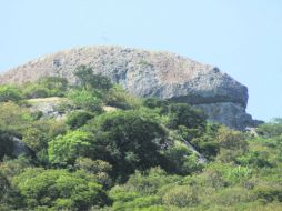 Cerro La Tortuga. Hermosa formación natural que domina el paisaje. EL INFORMADOR / V. García Remus