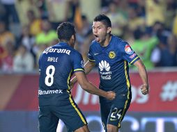 Oribe Peralta metió dos goles en el minuto 73 y 75, respectivamente. MEXSPORT / I. Ortiz