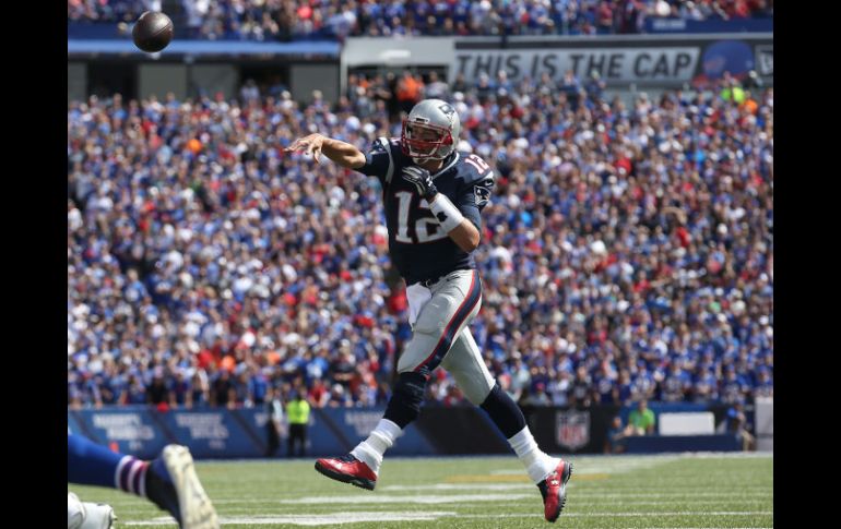 Brady marcó la segunda mejor marca de su carrera. AP / T. Szczerbowski