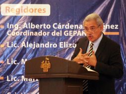Cárdenas afirma que los temas con una visión de ciudad no fueron planteados por los alcaldes en su conjunto. EL INFORMADOR / ARCHIVO
