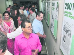 Logros significativos de la institución quedaron plasmados en la Exposición “Túnel del tiempo”. ESPECIAL /