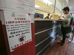 De cobrar el 100 por ciento de los folios aplicados, la cifra recaudada podría alcanzar los mil millones de pesos. EL INFORMADOR / ARCHIVO