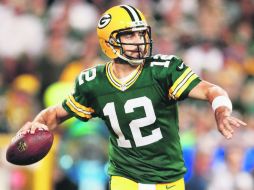 Aaron Rodgers. El quarterback de Green Bay lleva un índice 128.4 y 438 yardas en los dos juegos de la temporada 2015. AFP / C. Petersen