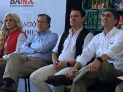 El evento es presidido por el Gobernador Aristóteles Sandoval, y el titular de la Sedatu José Antonio Meade. TWITTER / @JoseAMeadeK