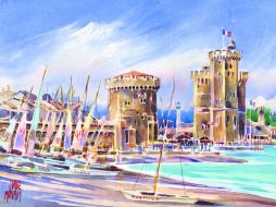 Al caminar también se pueden contemplar sus colosales torres, responsables de enmarcar la entrada del Puerto Viejo. EL INFORMADOR / J. Monrroy