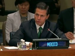 Peña dijo que agenda 2030 une a países y convoca a trabajar por la plena participación de las mujeres. YOUTUBE / Gobierno de la República