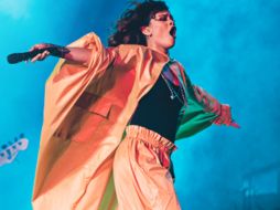 Rihanna se entregó a sus habituales movimientos provocativos sobre el escenario. TWITTER / @rockinrio