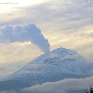 Registran baja actividad en el volcán Popocatépetl
