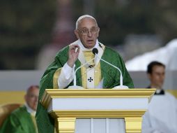 El Papa partirá de regreso a Roma a las 20:00 hora local. EFE / C. Gunther