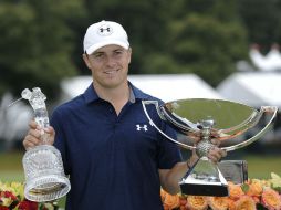 Jordan vuelve a la cima tras ganar el Tour Championship. AP / J. Amis