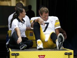 Roethlisberger será reevaluado después de una tomografía. AP / B. Hurst