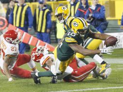 Randall Cobb realizó tres anotaciones para la causa de Green Bay. AP /  M. Roemer
