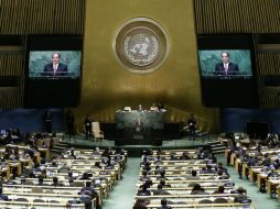 Sectores intransigentes iraníes reaccionaron molestos por el saludo, que tuvo lugar durante la Asamblea General de la ONU. EFE / J. Szenes