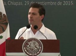 El Presidente habló de la gran diferencia que hay entre el norte y el sur de México. YOUTUBE / Gobierno de la República