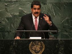 Maduro invitó a permanecer atentos de Venezuela de cara a las elecciones legislativas del 6 de diciembre próximo. AFP / J. Moore