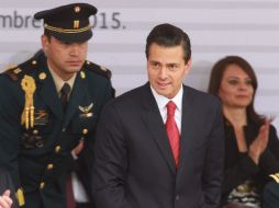 Durante el evento, funcionarios destacaron la política social del Presidente. NTX / J. Pazos