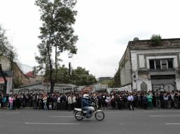 En diversos puntos de la ciudad se activaron los protocolos de seguridad, tras  la activación de la alerta sísmica. NTX / J. Lira