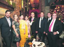 Santiago Sánchez, Jackie Quiñones, Jinjuta, Ruchira y Surasak Chuasokontiph, Roberto López, Guillermo Romo y Guillermo Romo.  /