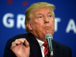 Trump ha provocado polémica por sus dichos anti migrantes. AFP / D. Mccollester