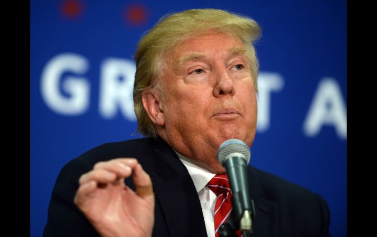Trump ha provocado polémica por sus dichos anti migrantes. AFP / D. Mccollester