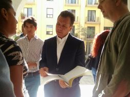 La de mañana será la primera sesión de Cabildo con Pablo Lemus como alcalde, quien hoy trabajó en la unidad administrativa Basílica. EL INFORMADOR / E. Barrera