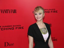 Jennifer Lawrence dijo que ''si Donald Trump se convierte en presidente, será el fin del mundo''. AFP / ARCHIVO
