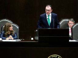 Videgaray defendió las reformas estructurales y el Presupuesto de Egresos. NTX / J. Pazos