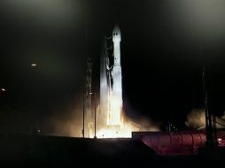 Alrededor de las 08:19 horas de la Ciudad de México, el Morelos III se desprendió del cohete Atlas V. NTX /