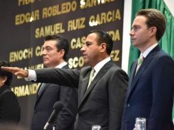 Eduardo Ramírez Aguilar, del PVEM, fue designado presidente de la Mesa Directiva. TWITTER / @ramirezlalo_