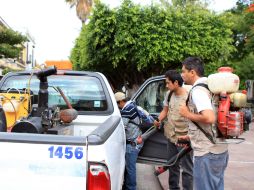 Estudiantes, personal escolar y funcionarios de los tres niveles de gobierno iniciaron la campaña. EL INFORMADOR / ARCHIVO