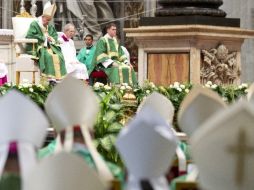 El Papa Francisco inauguró la XIV Asamblea General Ordinaria del Sínodo de los Obispos. AP / A. Tarantino