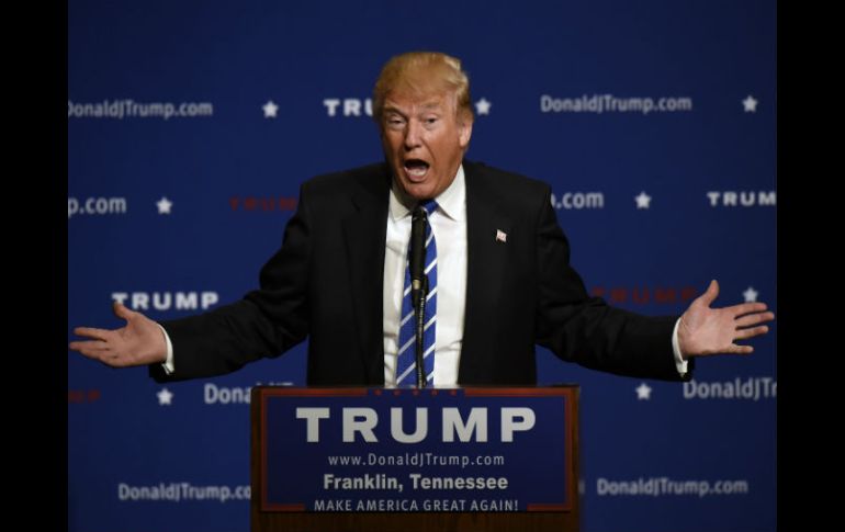 Donald Trump señaló que cuenta con permiso para portar armas en Nueva York. AP / M. Zaleski